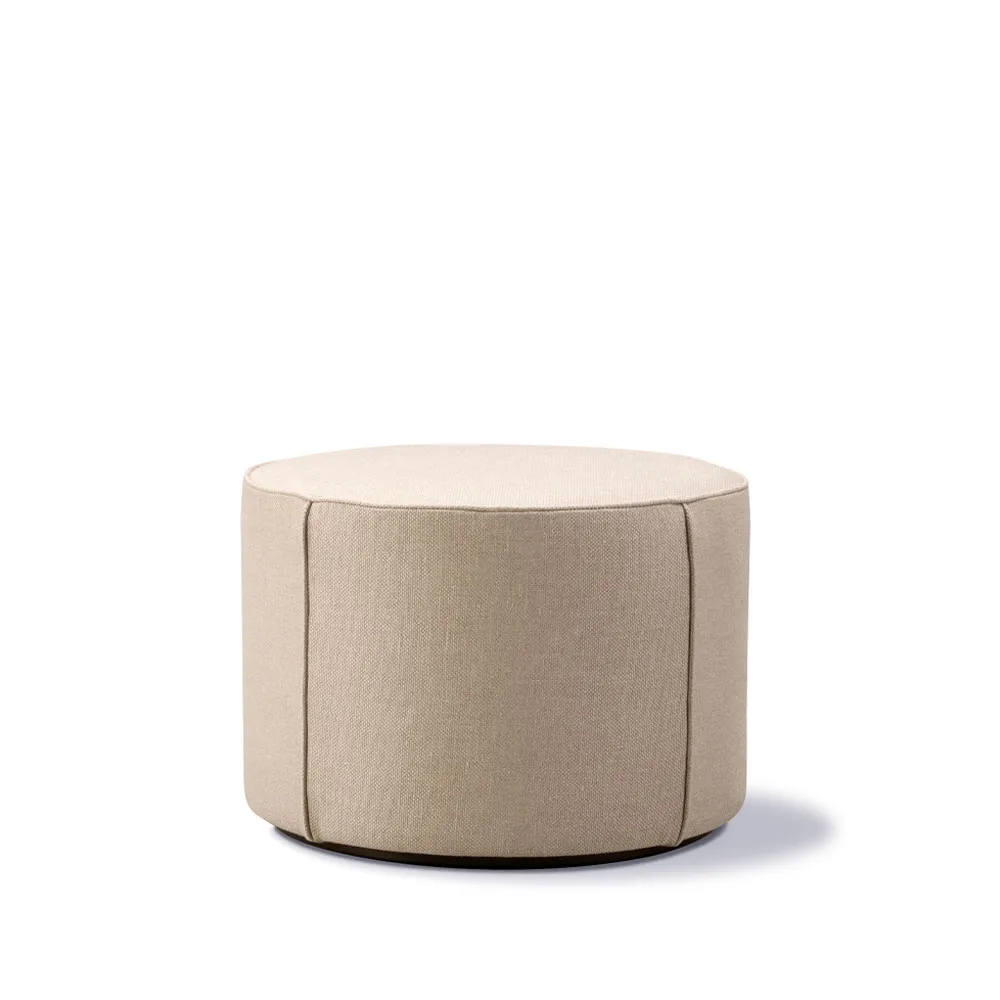 Mono sittpuff, Grand linen beige-Ø55 cm Fredericia Furniture