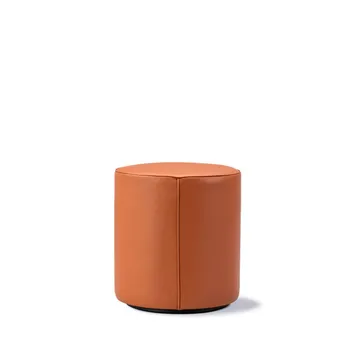 Mono sittpuff - Läder omni 307 cognac-Ø39 cm - Fredericia Furniture