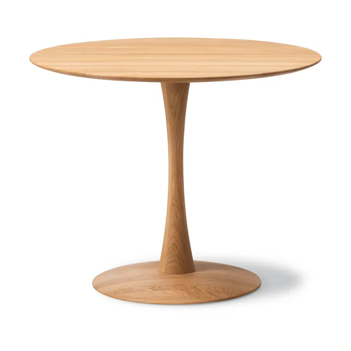 ND106 Trisse matbord - Oljad ek, Ø90x73 cm - Fredericia Furniture