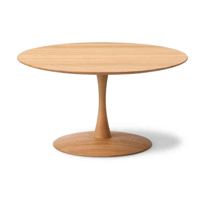 ND114 Trisse soffbord - Oljad ek, Ø90x48 cm - Fredericia Furniture
