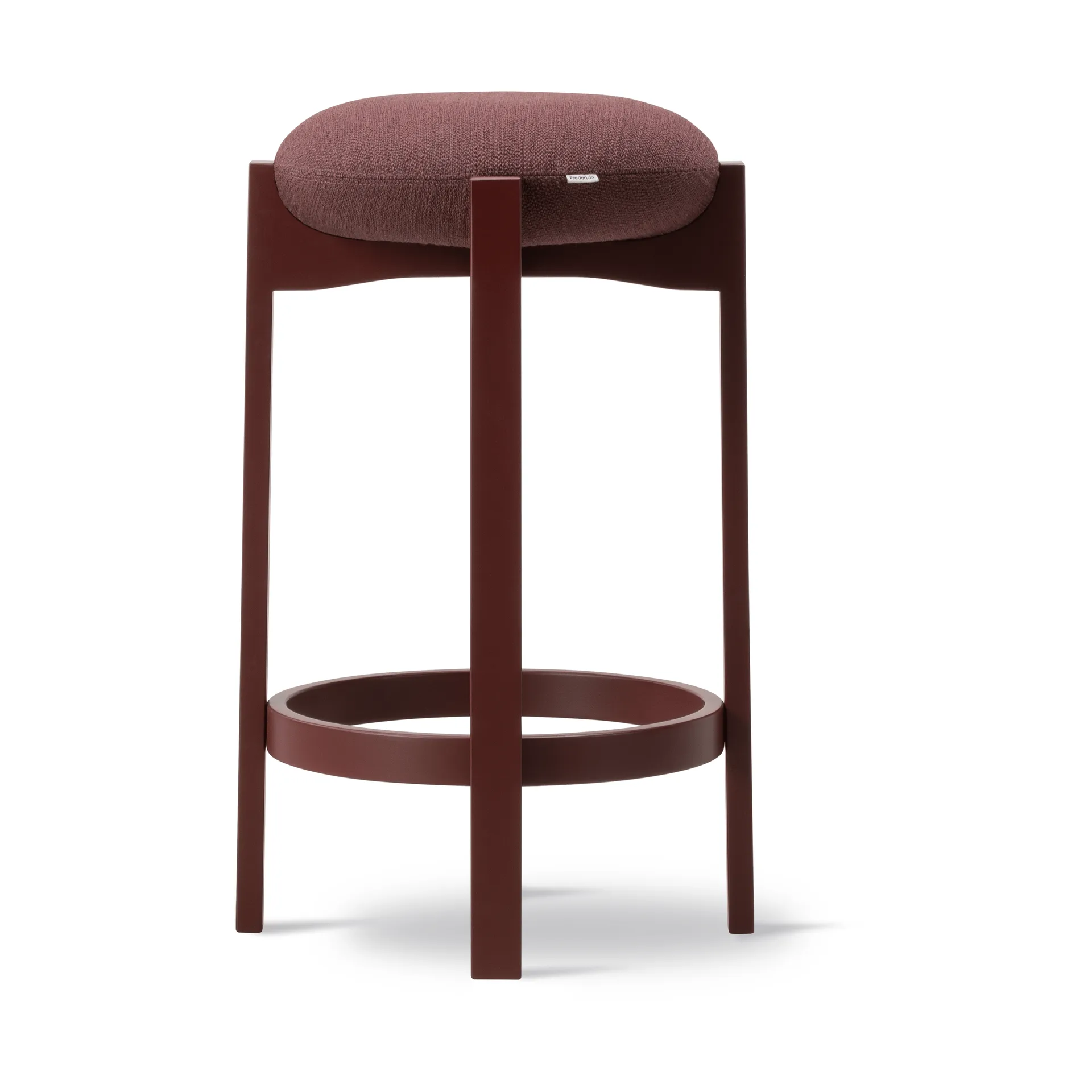 Pioneer pall hög, Odino RC43 bordeaux-bordeaux bok Fredericia Furniture