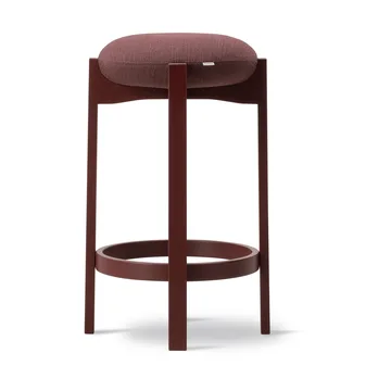 Pioneer pall hög - Odino RC43 bordeaux-bordeaux bok - Fredericia Furniture