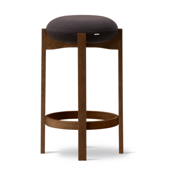 Pioneer pall hög - Vidar 386-rökbetsad lackad ek - Fredericia Furniture