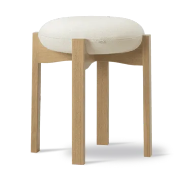 Pioneer pall låg - Vidar 0106-lackad ek - Fredericia Furniture