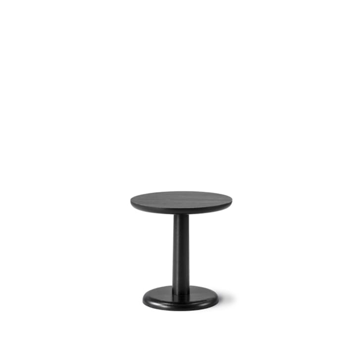 Pon sidobord - Svartlackerad ek, Ø40 cm - Fredericia Furniture