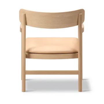 Post loungestol - Vegeta läder-ljusoljad ek - Fredericia Furniture