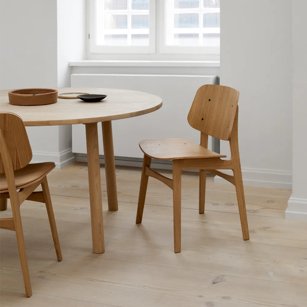 Søborg wood stol, Klarlackad ek Fredericia Furniture