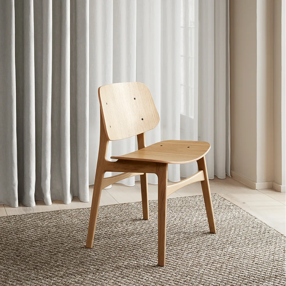 Søborg wood stol, Klarlackad ek Fredericia Furniture