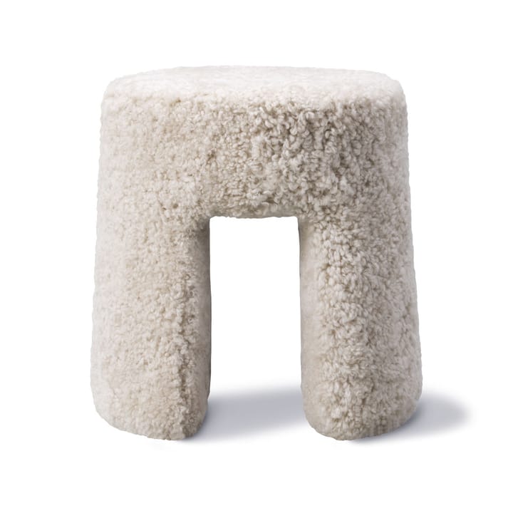 Sequoia sittpuff - Fårskinn moonlight - Fredericia Furniture