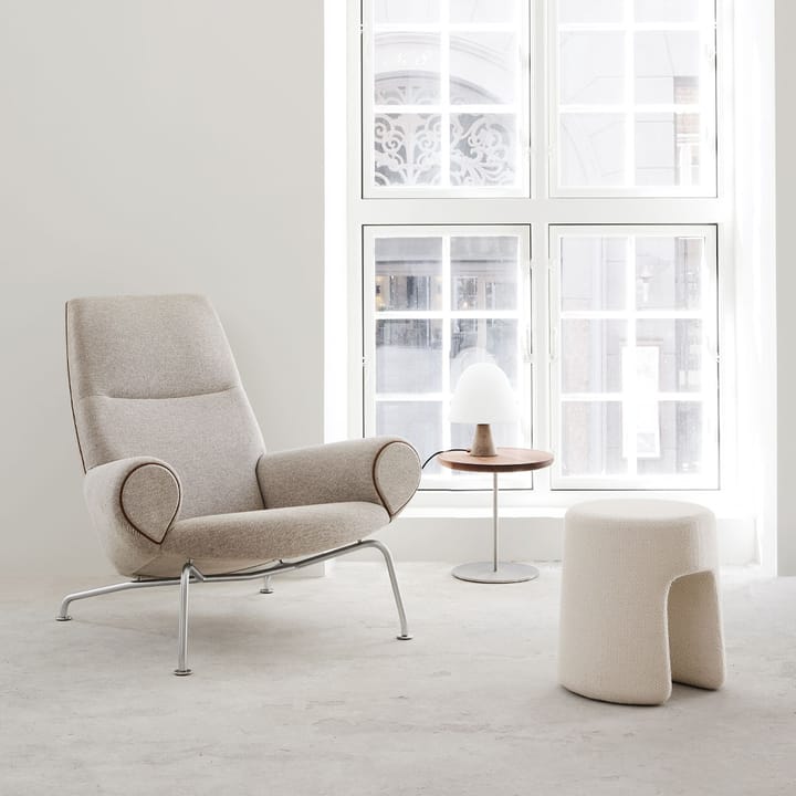 Sequoia sittpuff, Fårskinn moonlight Fredericia Furniture