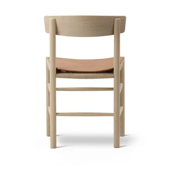 Sittdyna i läder till J39 stol - Läder Cera 905 Russet Brown - Fredericia Furniture