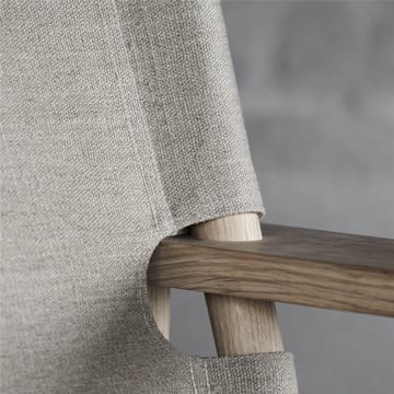The Canvas Chair fåtölj - Canvas natur-ljusoljat ekstativ, inkl canvas dyna - Fredericia Furniture