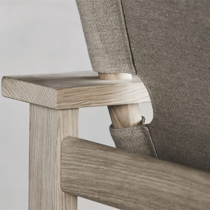 The Canvas Chair fåtölj, Canvas natur-ljusoljat ekstativ, inkl canvas dyna Fredericia Furniture