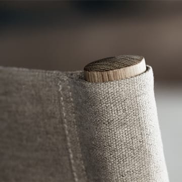 The Canvas Chair fåtölj - Canvas natur-ljusoljat ekstativ, inkl canvas dyna - Fredericia Furniture