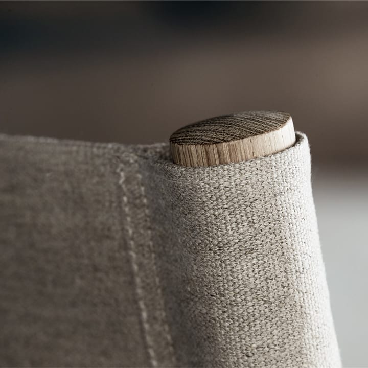 The Canvas Chair fåtölj, Canvas natur-ljusoljat ekstativ, inkl canvas dyna Fredericia Furniture