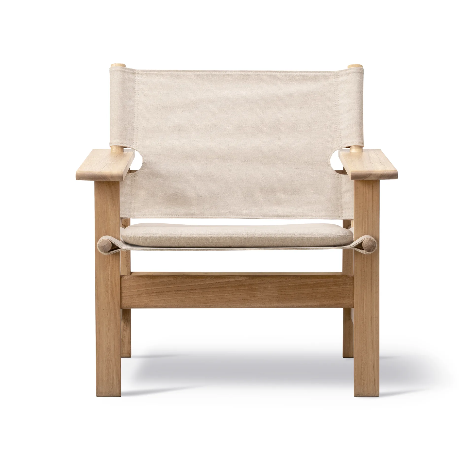 The Canvas Chair outdoor fåtölj, Teak-performance canvas Fredericia Furniture