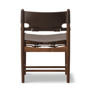 The Spanish Dining Chair - Läder mörkbrun-rökt ek - Fredericia Furniture