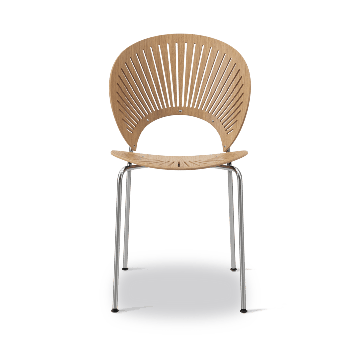 Trinidad 3398 stol - Oljad ek-rostfritt borstat stål - Fredericia Furniture