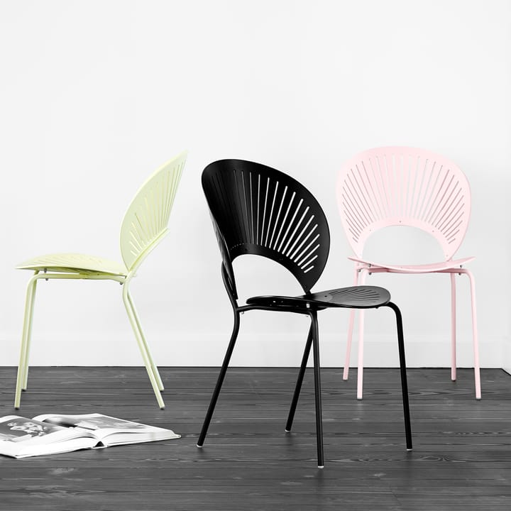 Trinidad 3398 stol, Svartbetsad ask-ben svart Fredericia Furniture
