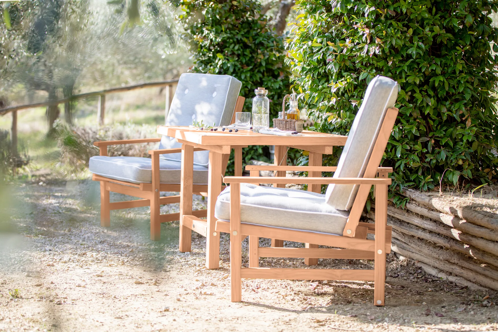 05 fåtölj, Redwood Fri Form