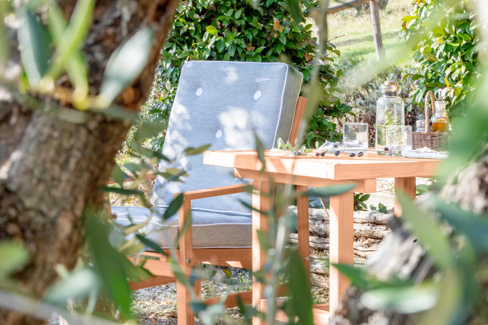 05 fåtölj, Redwood Fri Form