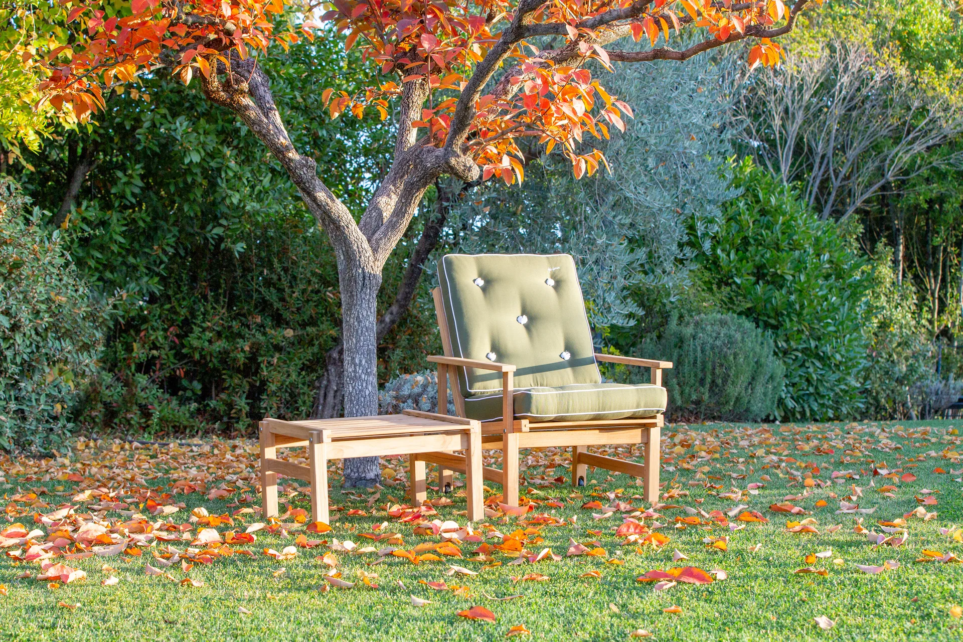 05 fåtölj, Teak Fri Form