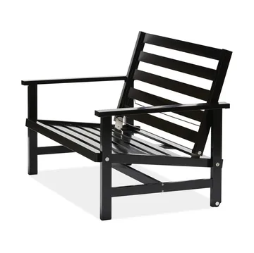 08 soffa - Black, 2-sits - Fri Form