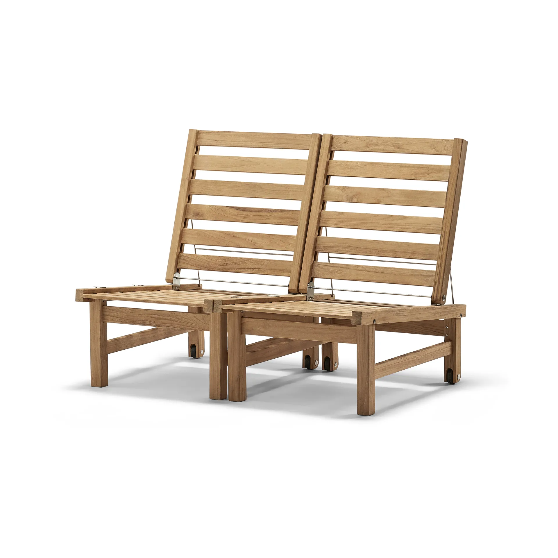 10 fåtölj, Teak Fri Form