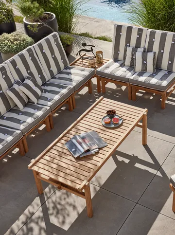 10 fåtölj - Teak - Fri Form