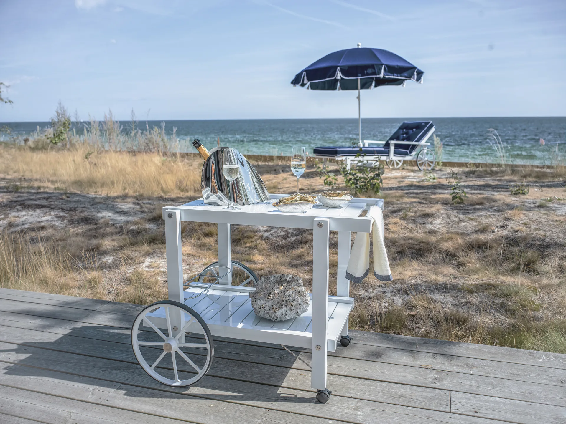 14 serveringsvagn, White Fri Form