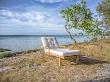 31 liggvagn - Teak, 78x171 cm - Fri Form