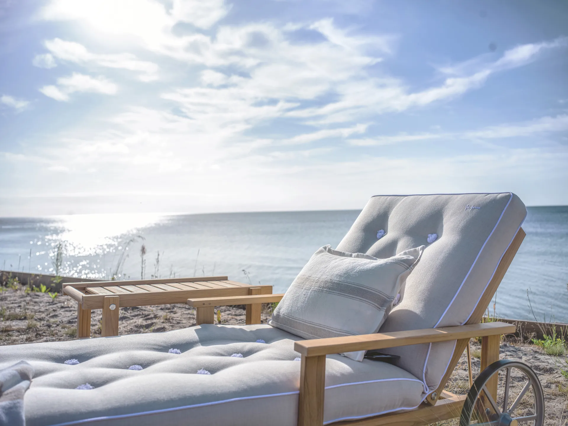 31 liggvagn, Teak, 78x171 cm Fri Form