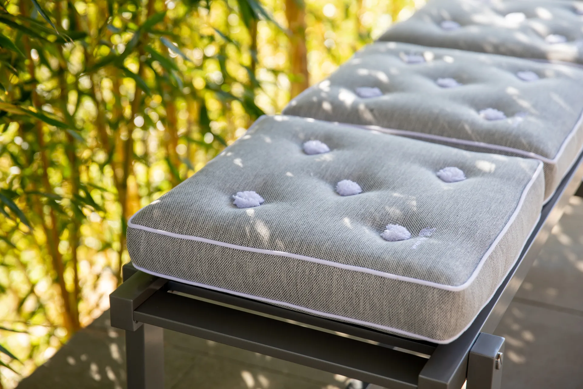 45 bänk, Grey, 135 cm Fri Form