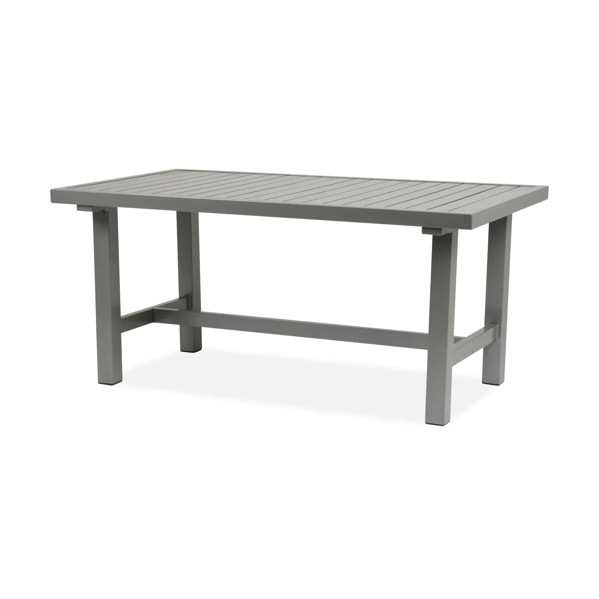 62 bord, Grey, 142x80x65,5 cm Fri Form
