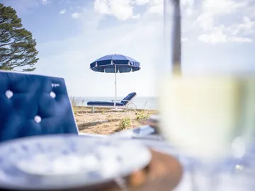 90 parasoll - Navy blue, Ø220 cm - Fri Form