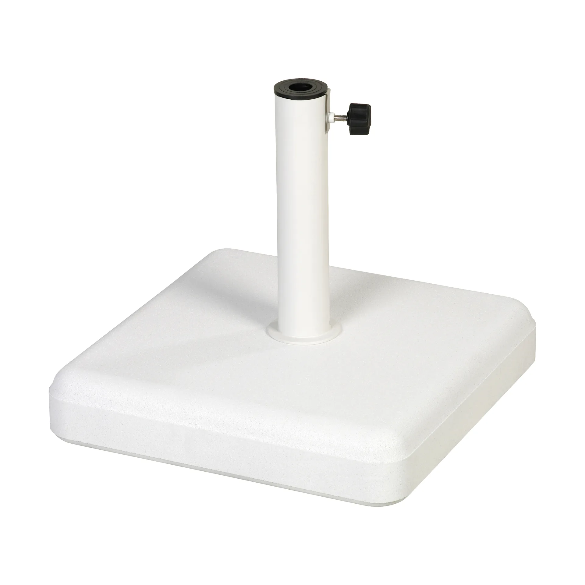 Fri Form parasollfot, White concrete, 45x45 cm Fri Form