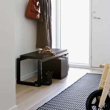 Cutter bänk 121 cm - Svartlackerad ek - Fritz Hansen