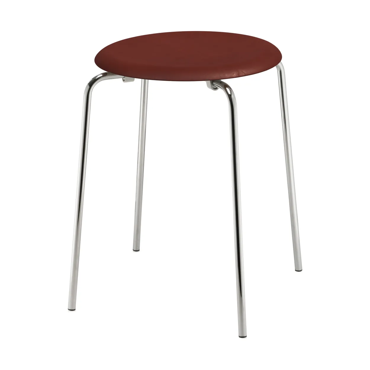 Fritz Hansen Dot pall läder Chestnut | Skandinavisk Design | Pallar | Brun