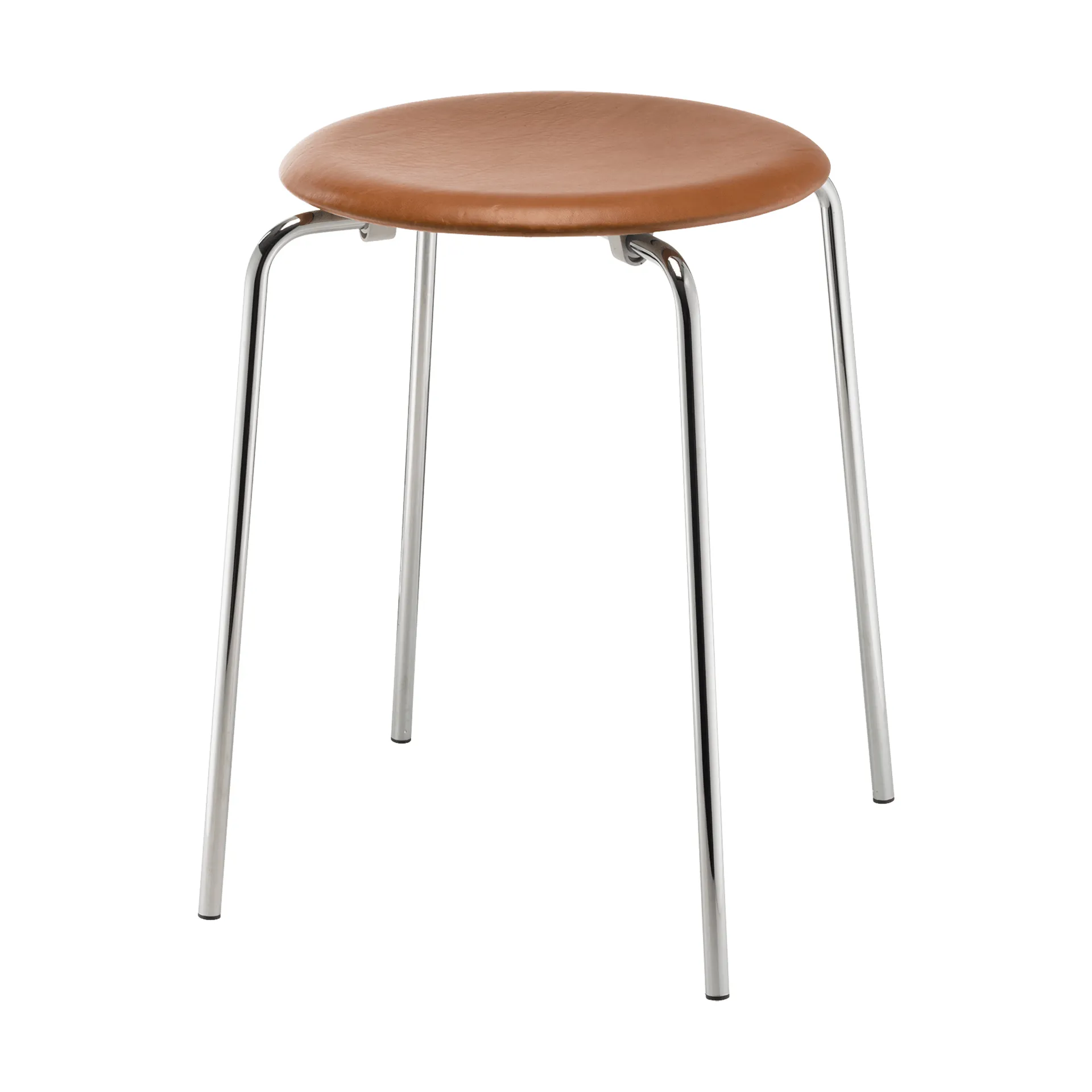 Dot pall läder, Essential walnut-chrome Fritz Hansen