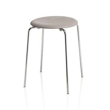 Dot pall läder - Lava grey-chrome - Fritz Hansen