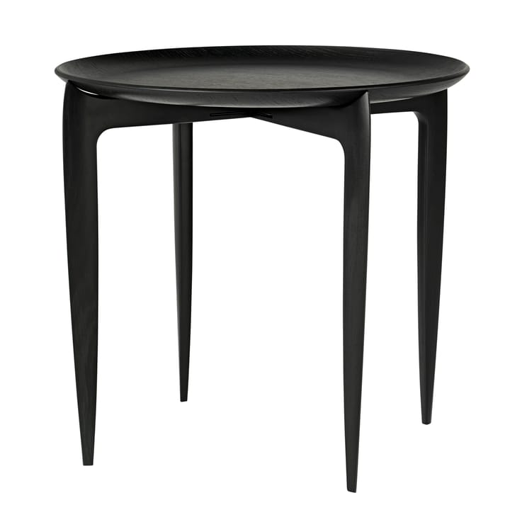 Foldable Tray Table Ø 45 cm - Svart - Fritz Hansen