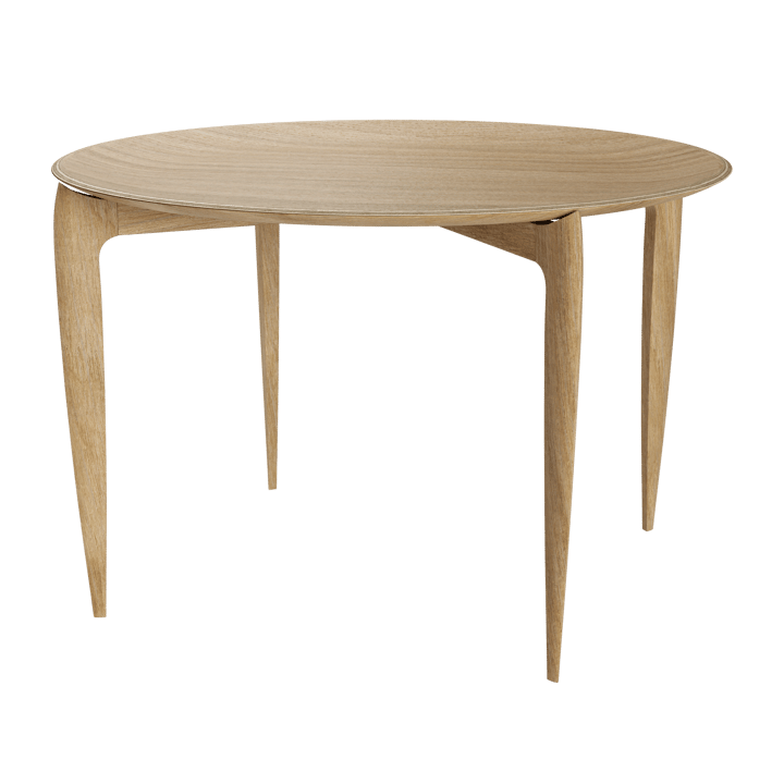 Foldable Tray Table Ø60 cm - Oiled oak - Fritz Hansen