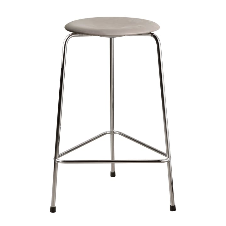 High Dot pall läder - Lava grey-chrome - Fritz Hansen