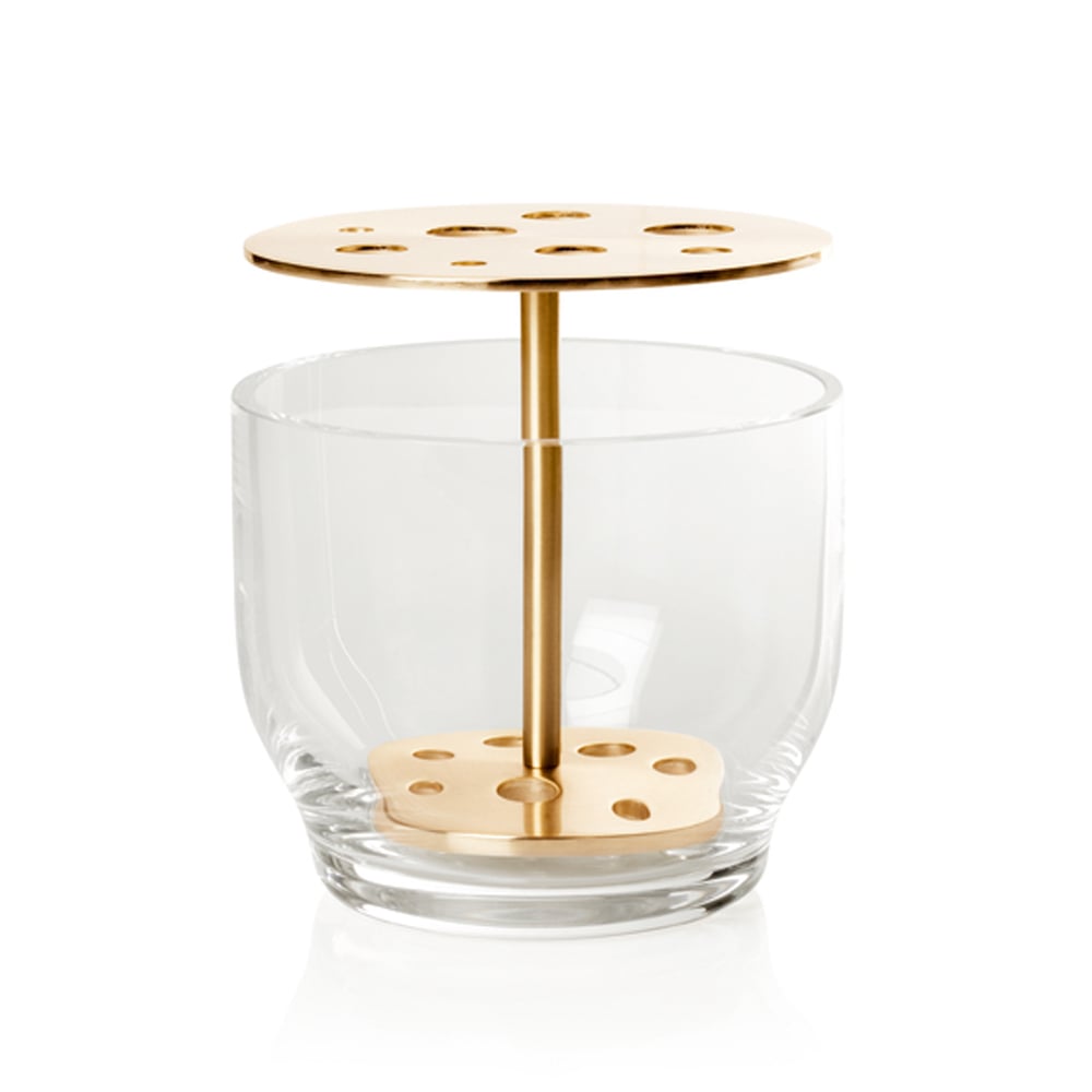 Fritz Hansen Ikebana vas Liten | Skandinavisk Design | Vaser | Guldfärgad