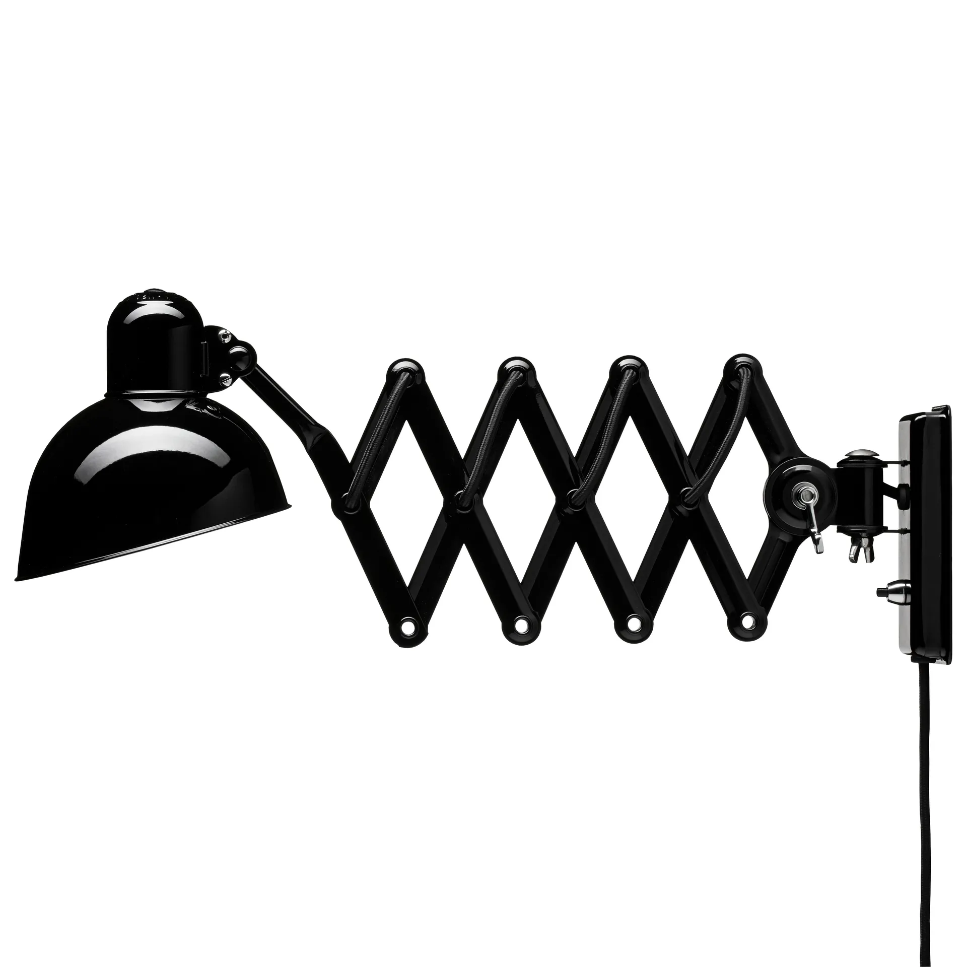 Kaiser Idell 6718-W vägglampa, Black Fritz Hansen