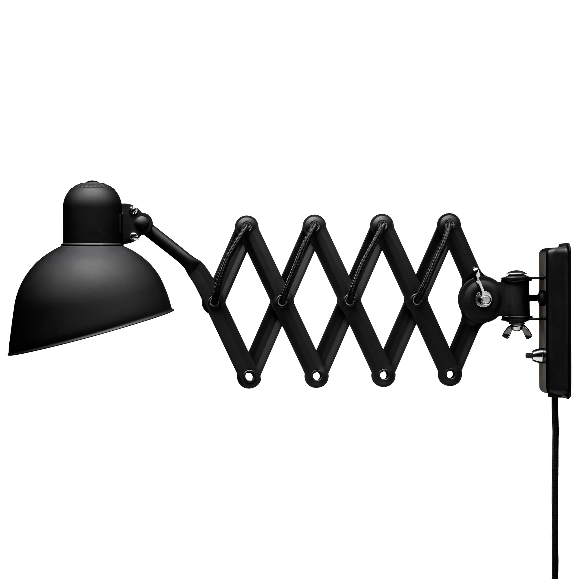 Kaiser Idell 6718-W vägglampa, Matt black Fritz Hansen
