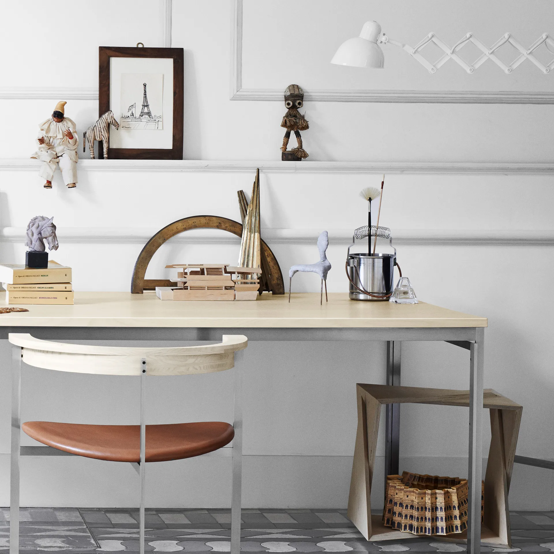 Kaiser Idell 6718-W vägglampa, White Fritz Hansen