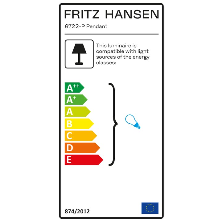 Kaiser Idell 6722-P pendel - Soft ochre - Fritz Hansen