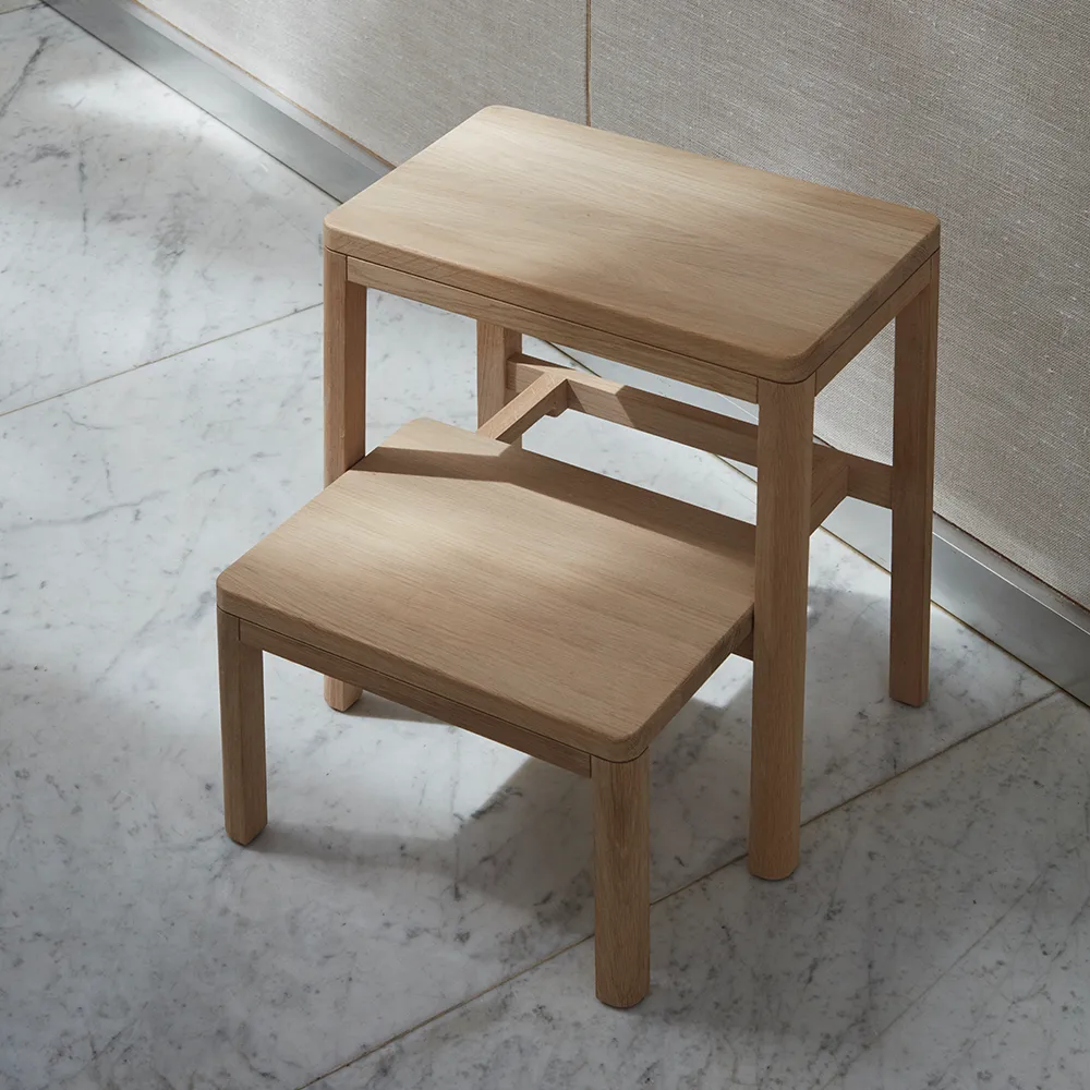 Noboru step ladder stegpall, Oak Fritz Hansen
