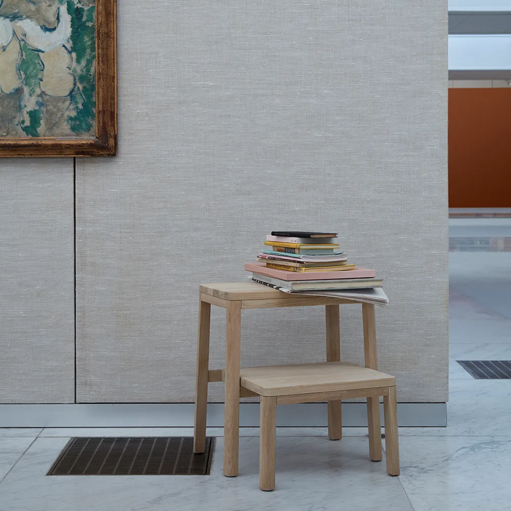 Noboru step ladder stegpall, Oak Fritz Hansen